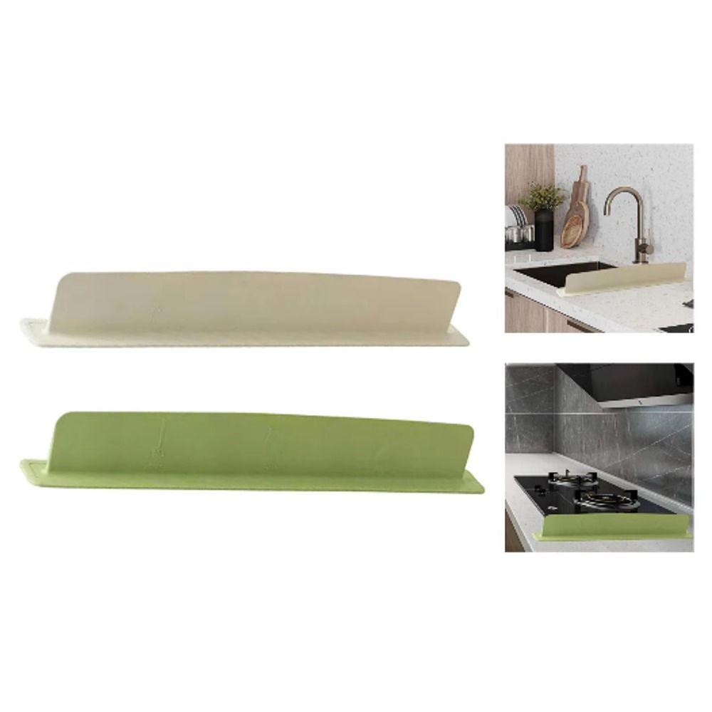 Suction Cup Base Silicone Water Baffle Soft Sink Flap Block  Kitchen Countertop