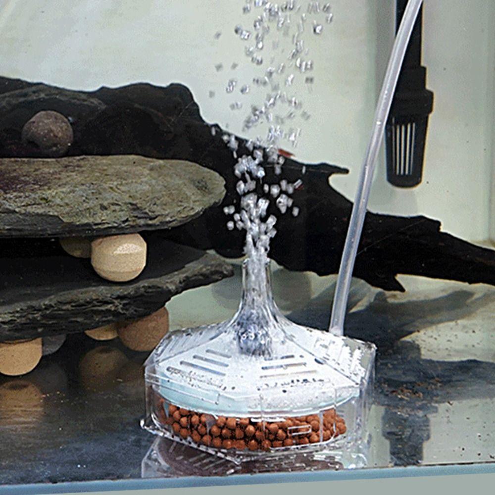 Transparent Aquarium Fish Tank Filter Portable Aquarium Accessories  for Small Aquariums
