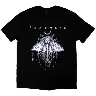 Футболка Bad Omens Группа Moth Новая Черная Горячая РЕДКАЯ 2026 Унисекс Футболка