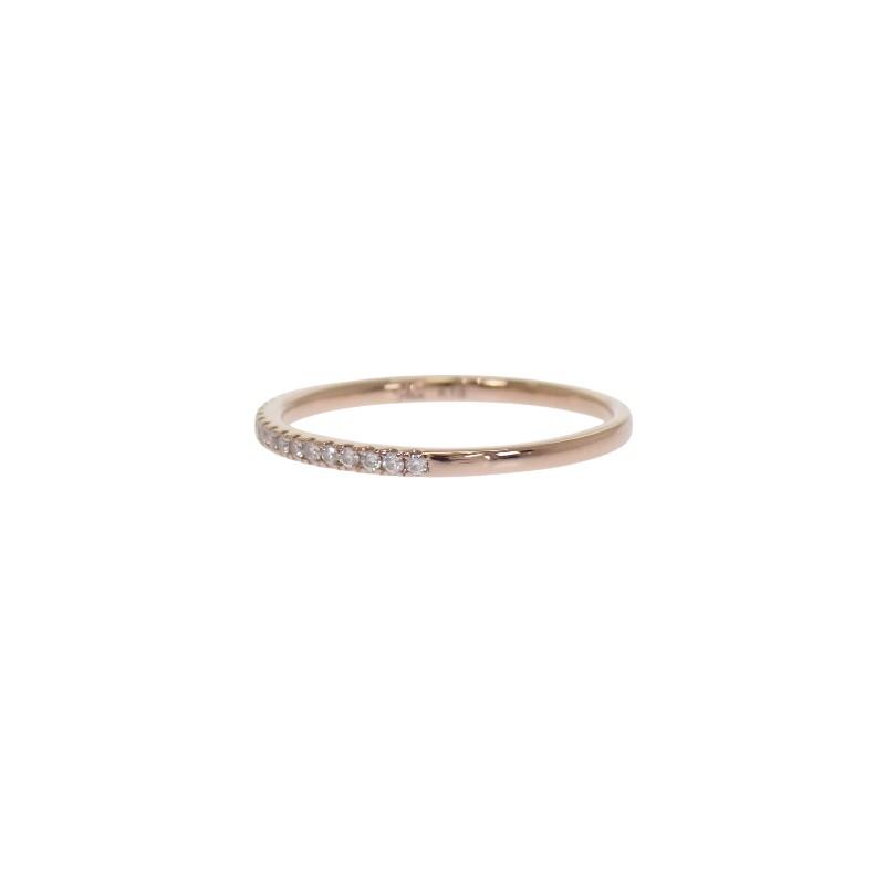 STAR JEWELRY  2ZR1580 #9(JP Size) ring K18 Pink Gold Women