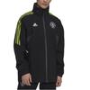 Adidas Condivo 22 Logo Badge Print Zip Detachable Hood Outdoor Casual Sports Jacket Men Jacket Black HE6679
