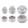 1/5/10 шт. 1/8" 1/4" 3/8" 1/2" 3/4" 1" G1.2 BSP Наружная Резьба Фланцевая Шестигранная Квадратная Заглушка Колпачок Трубопроводная Арматура из Нержавеющей Стали 304