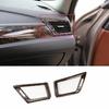 Декоративная накладка консоли, вентиляционное отверстие L&R для BMW X1 E84 2010-2015, текстура дерева 'Агат'