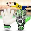 Adult Children Professional Football Soccer Goalkeeper Goalie Thicken PU Gloves ProtectorGreen 6#