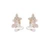 Korean Butterfly Shell Micro-Inlaid Ear Studs - Simple, Trendy & Versatile Earrings