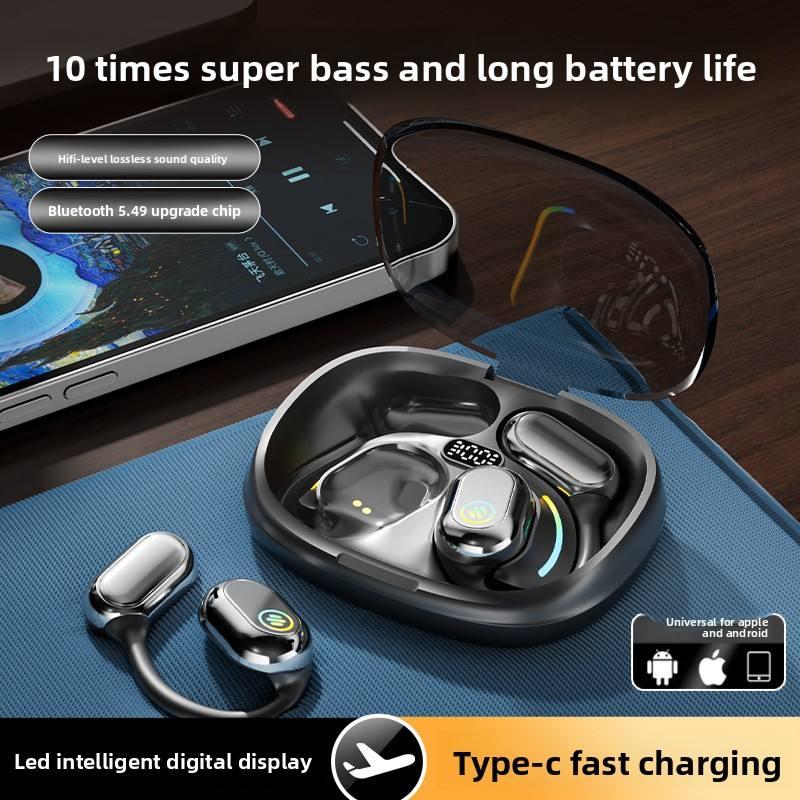 Factory Supply Ear-Hanging Earphones 5.4 Wireless Waterproof Long Endurance Headphones