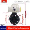 UPVC Electric Soft Seal Butterfly Valve 220V for Chemical and Water Applications