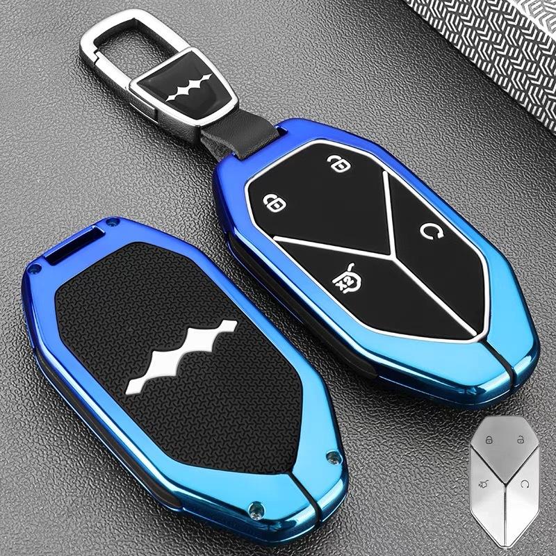 Автоматический Умный Силиконовый Чехол-Держатель из Цинкового Сплава Брелок Цепочка Подходит Для Byd Dm-I Формула Уравнение Леопард 5 Брелок Защитный Авто Стайлинг