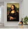 Smile Of Mona Lisa Portrait Canvas Art Painting Reproductions Classical Da Vinci Famous Art Prints For Living Room Cuadros Decor