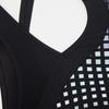 Speedo Women's Electric Matrix Black Label Hero 5.0 Shark Skin Double Shoulder Strap Racing One-Piece Swimsuit