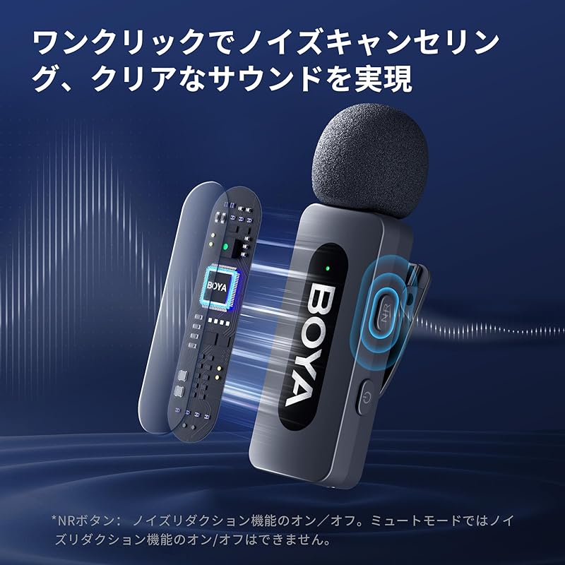 BOYA BY-V3 беспроводной микрофон с разъемом Lightning, микрофон с разъемом для iPhone/iPad, мгновенное подключение, шумоподавление, Plug and play, приложение не требуется