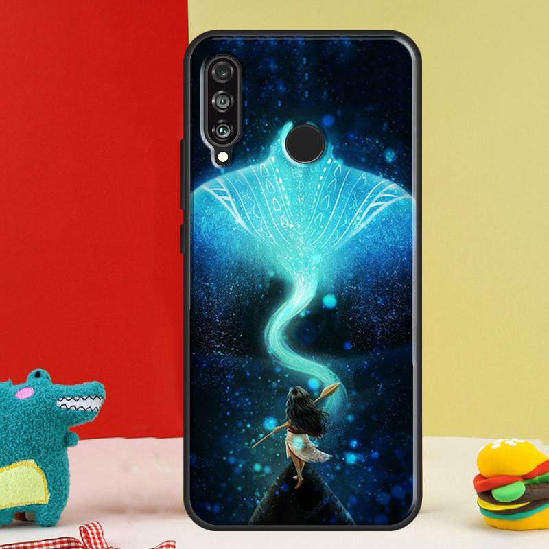 Чехол с рисунком ската для Huawei Nova 12i 12s 11i 5T 9 10 SE Y91 Y90 Y60 Y70 Y72 Y61 P60 Pro P20 P40 P30 Lite