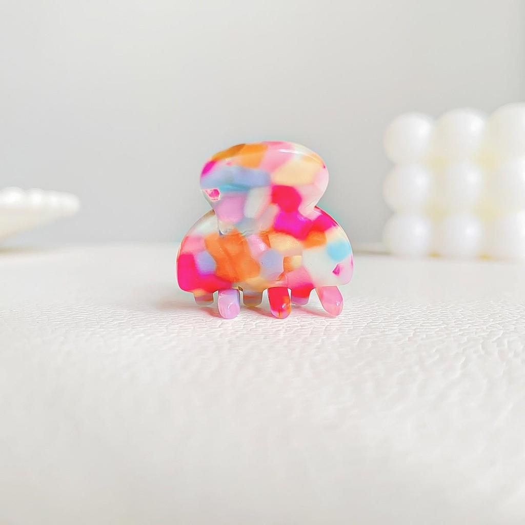 Корейская мини-заколка-краб с дофамином: Милые аксессуары для волос для женщин и детей