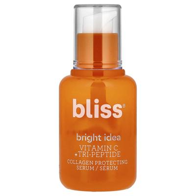 Bliss, Bright Idea, Осветляющая сыворотка с витамином C и трипептидом, 30 мл (1 жидкая унция)