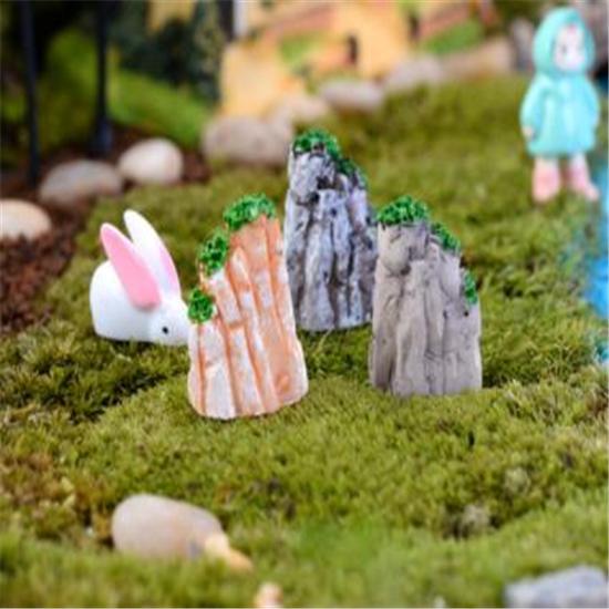 Садовые украшения 3 шт./компл. мини-горные миниатюрные игрушки бонсай орнамент завод