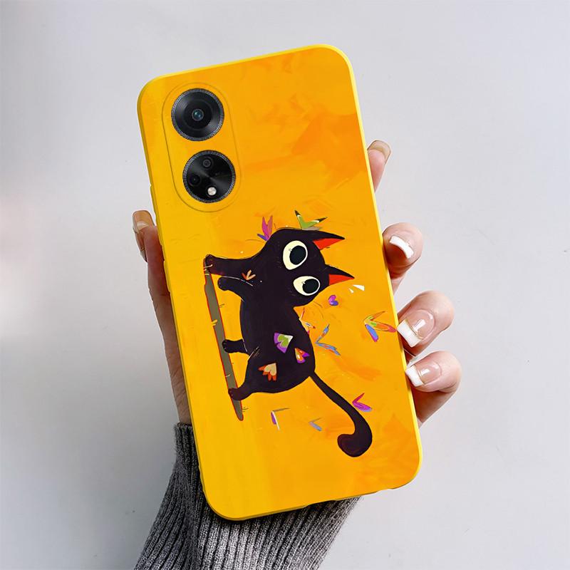 Чехол для OPPO A98 5G 2023 Милый Кот Мультяшная Собака Забавный Силиконовый Мягкий Задний Чехол для OPPO F23 CPH2527 OPPOA98 CPH2529 A1 5G Coque