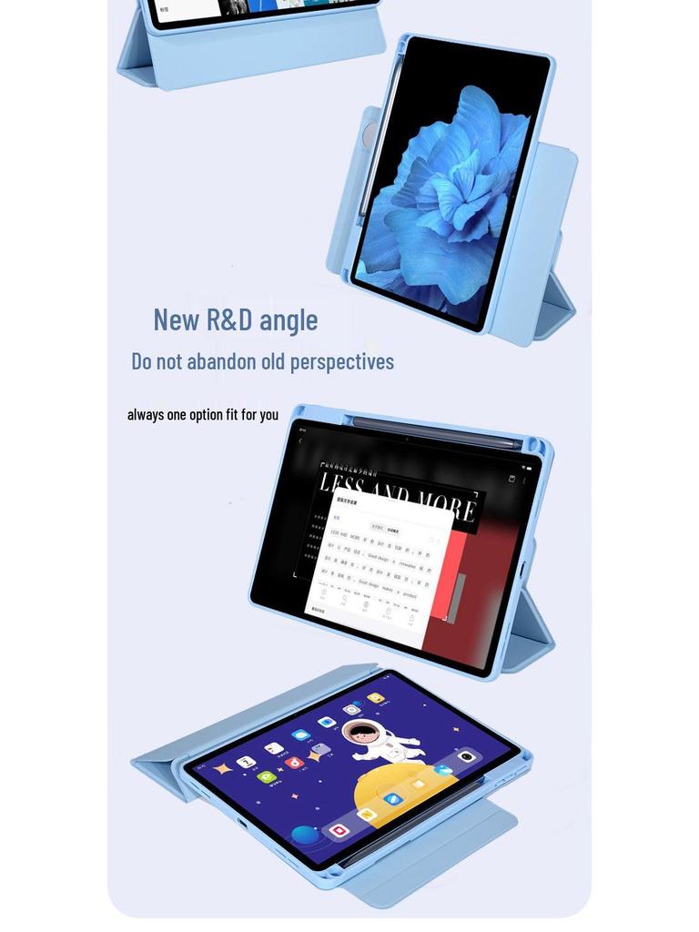 Магнитный чехол для планшета ViVoPad5Pro SE: Акрил и Кожа, Совместимо с IQOO5 1213