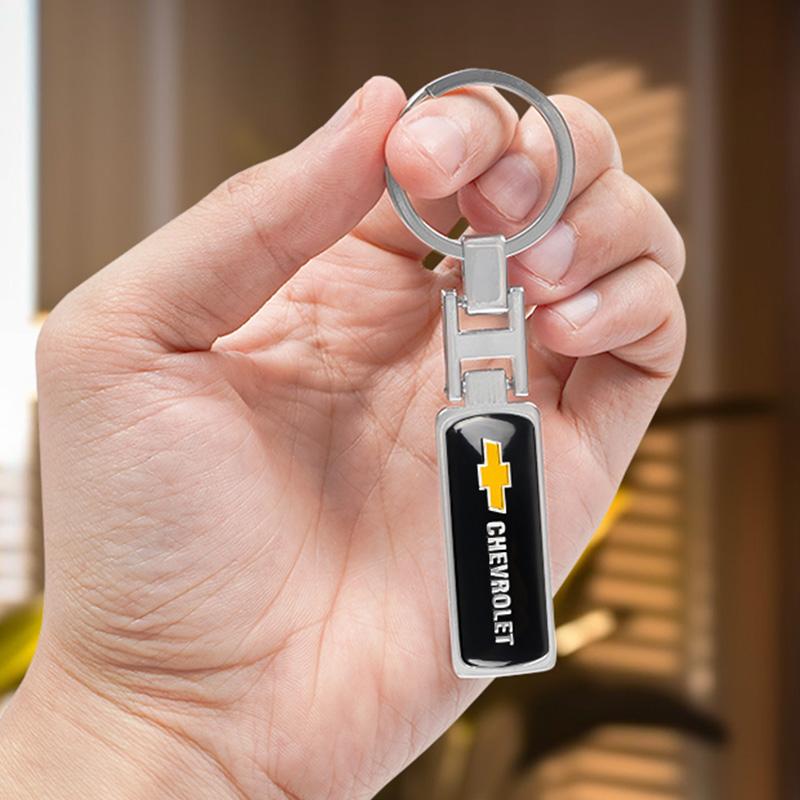 Zinc Alloy Keyring Car Key Holder High Quality Epoxy Keychain For Chevrolet Cruze Spark Captiva Suburban Camaro Malibu Silverado