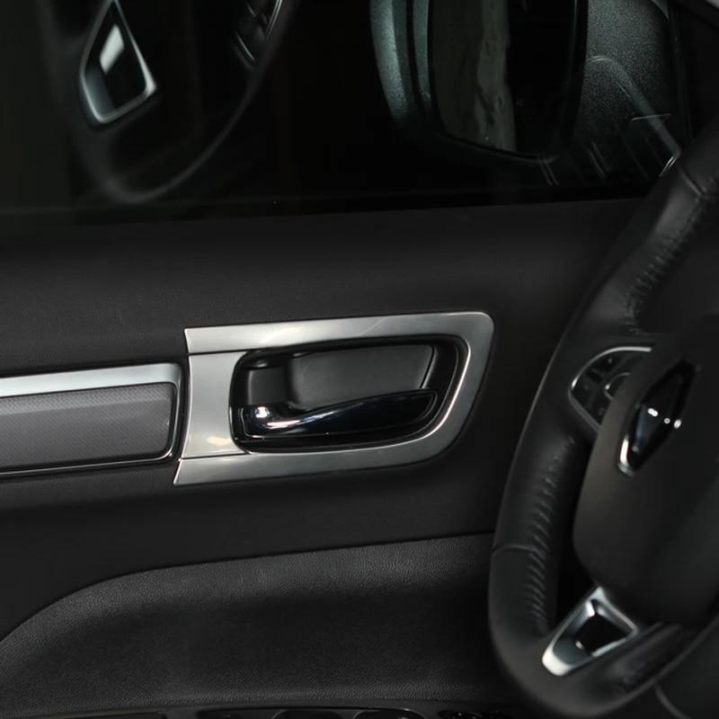 4 шт./компл. для Renault Koleos Samsung QM6 2016-2023, внутренняя ручка автомобильной двери, декоративная рамка