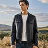 Futin Men's Premium Sheepskin Leather Jacket