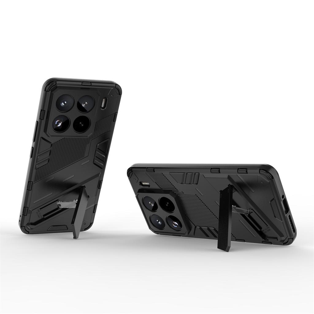 For Xiaomi 15 Pro Case PC+TPU Shockproof Phone Cover with Kickstand