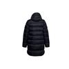 Under Armour Sportstyle Graphic Solid Color Warm Winter Mid-Length Hooded Down Jacket Women Outerwear Black 1355836-001