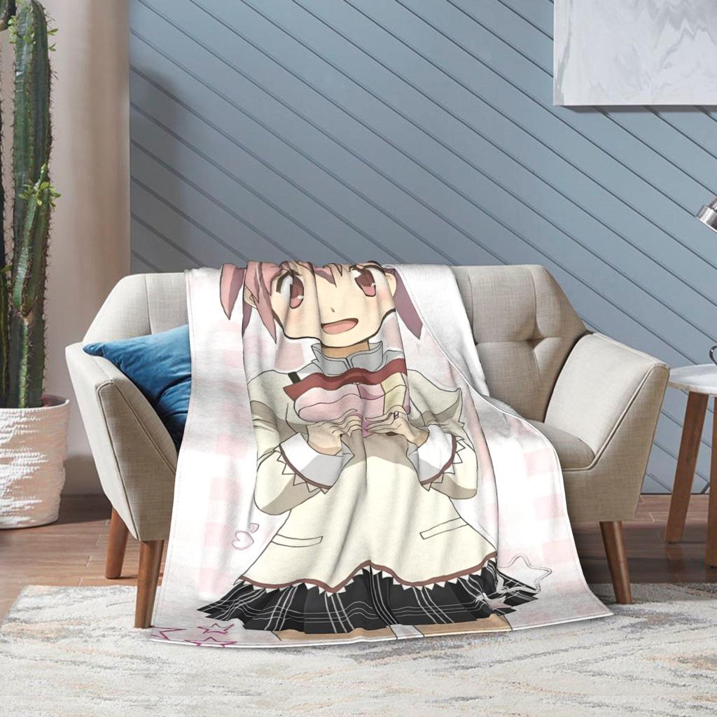 Плед Puella Magi Madoka Magica Аниме Фланелевый Потрясающе Мягкий Плед для Постельного Белья Декора Гостиной