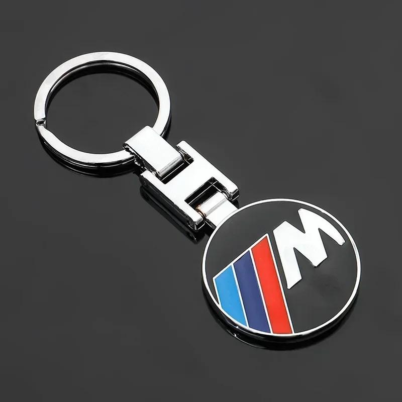 THZ1 2025 Hot Car Emblem Keychain Key Ring Pendant For BMW 50th M F40 F10 F07 G01 G02 G05 G07 F20 F48 F39 F45 F46 F30 F34 G20 G30 G26