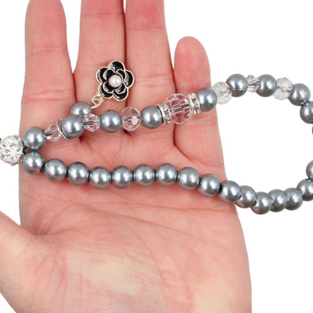 Handmade Pearl Phone Chain Beaded Cellphone Charm Ins Beaded Phone Lanyard  Girls Women
