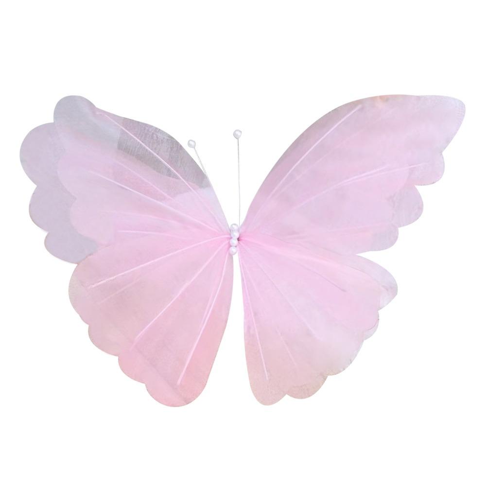 Big Size 3D Butterfly Decoration 50cm Large Artificial Butterfly Valentines Day