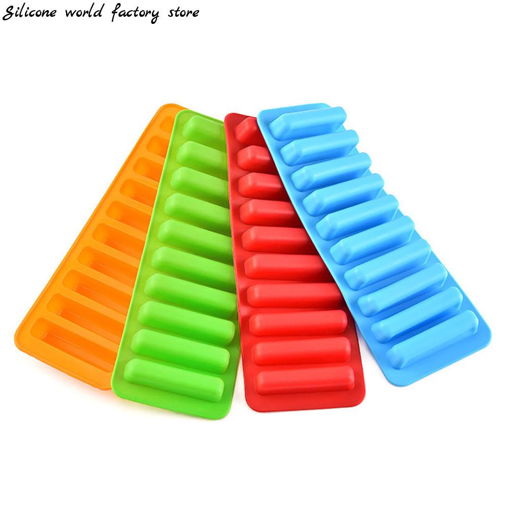 Silicone World 10 ячеек Форма для кубиков льда из силикона в форме пальца, Форма для маффинов, печенья, мороженого, шоколада