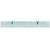VidaXL Wall Shelves 2 Pcs Glass 80 X 10 Cm 8 Mm