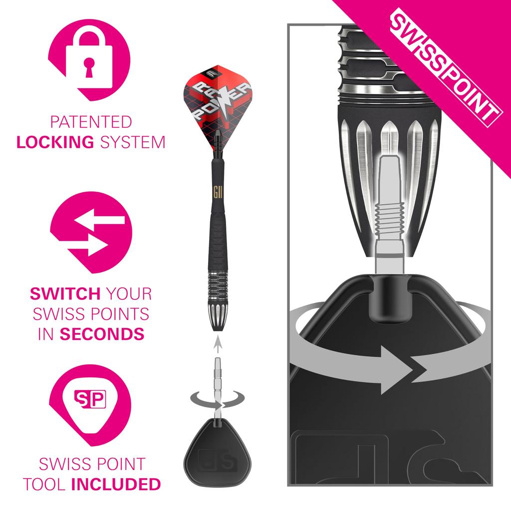 TARGET PHIL TAYLOR POWER G11 22G SP СТРЕЛКОВЫЕ ДРОТИК 95% (26г)