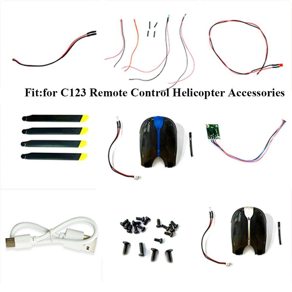Универсальная модель самолета EC135, черный главный винт, новый двигатель шасси C123, имитационная модель