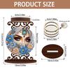 Wooden Desktop 5D DIY Diamond Painting Art Candle Holder Diamond Painting Desktop Tea Light Candle Holder Unique Artistic Gift