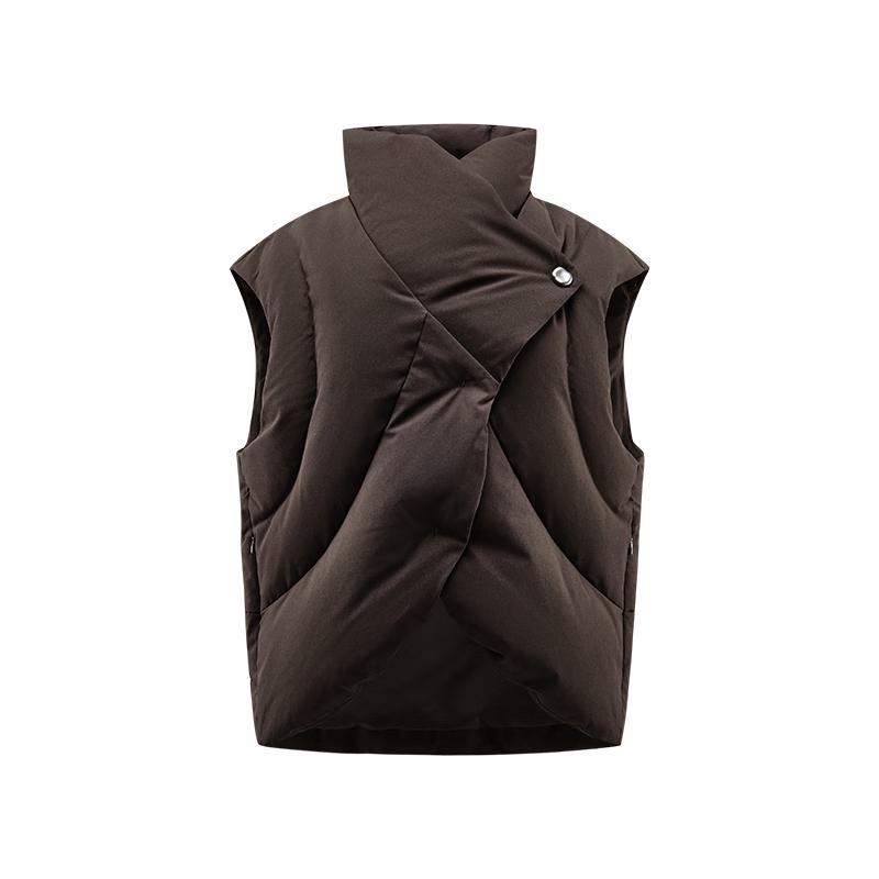 Aililai Liu Bai Series Women's Stand Collar 90% Duck Down Vest