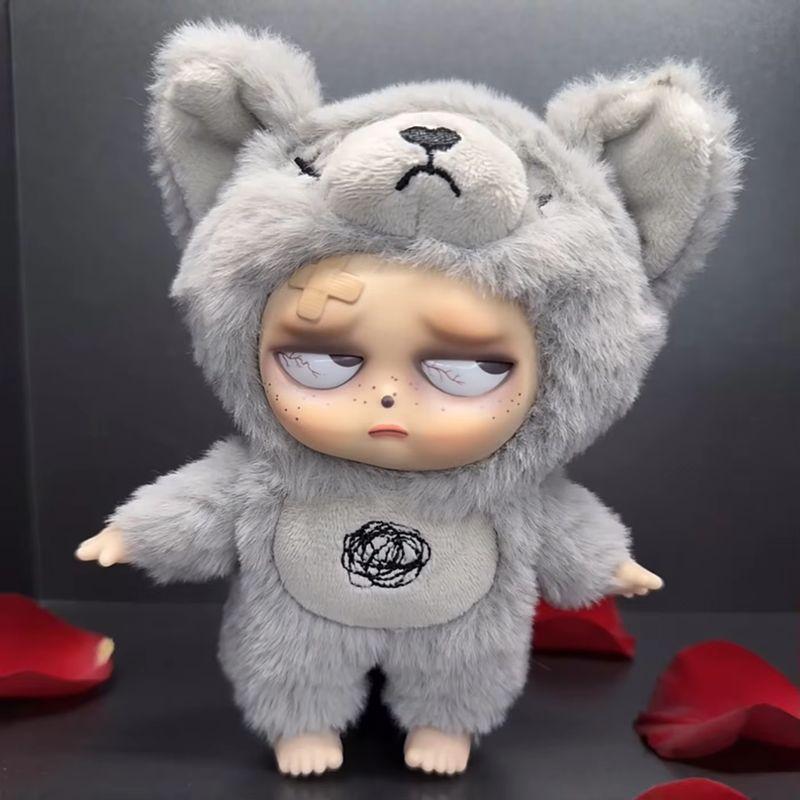 Grumpipi In Stock Original Sleepless Grumpipi Series Blind Box Vinyl Face Plush Doll Macaron Color Bag Decor Collection Toy Gift
