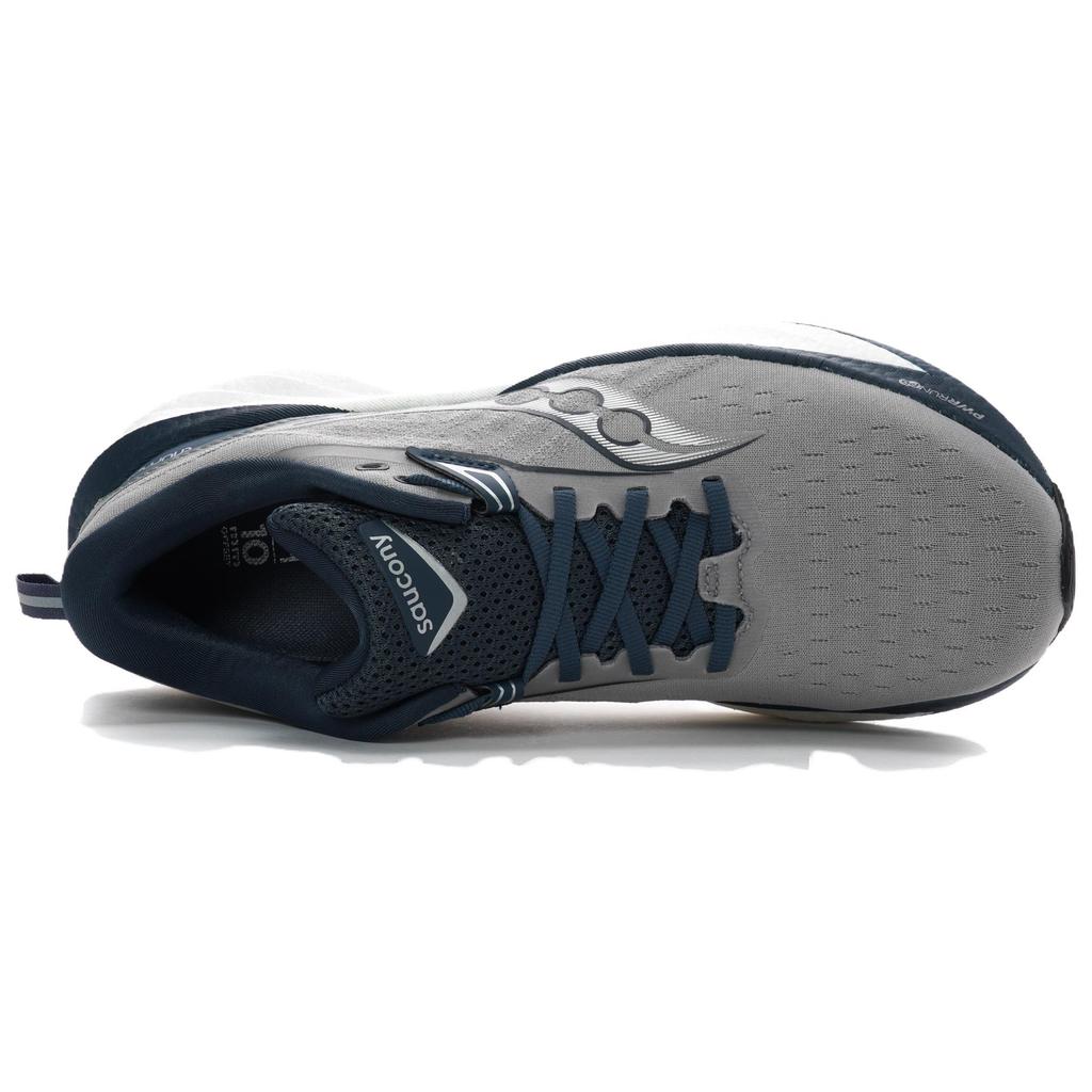 SAUCONY Triumph 22 Удобные Универсальные Нескользящие Прочные Дышащие Кроссовки с Низким Верхом для Тренировок и Бега на Длинные Дистанции Мужские кроссовки Серый S20964-143