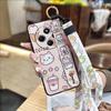 Soft Case Wristband Phone Case For Redmi 14C 4G/14R 5G/A3 Pro 4G/POCO C75 Protective Shockproof Cartoon Waterproof Cute