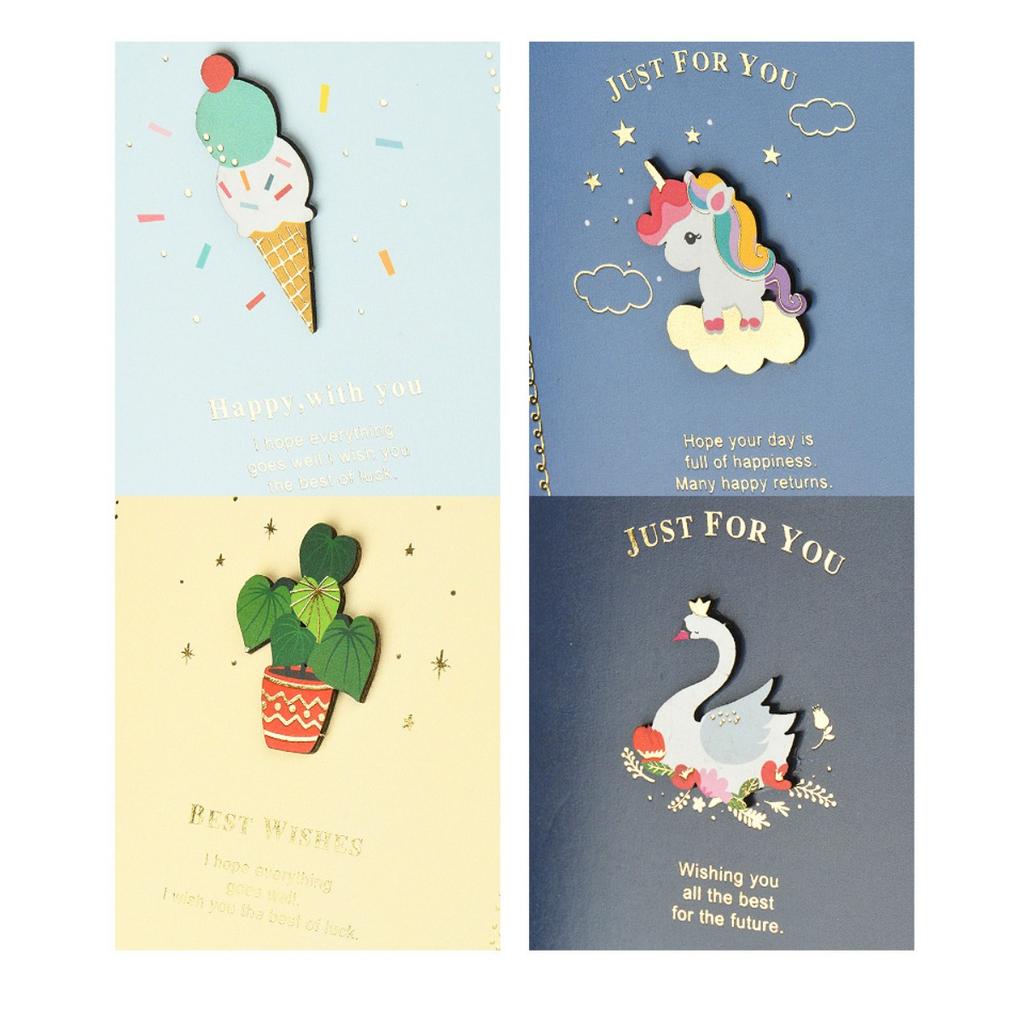 Greeting Card Korea Creative Birthday Wishes Message Greeting Card  Thanksgiving Teachers' Day Gift Card (48 Piece Box) YNH-WISH-2306