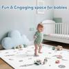 Baby Play Mat, 72x48-Inch Baby Foam Play Mat,6-Piece Interlocking Foam Floor Tiles for Toddlers, Floor Mats for Kids
