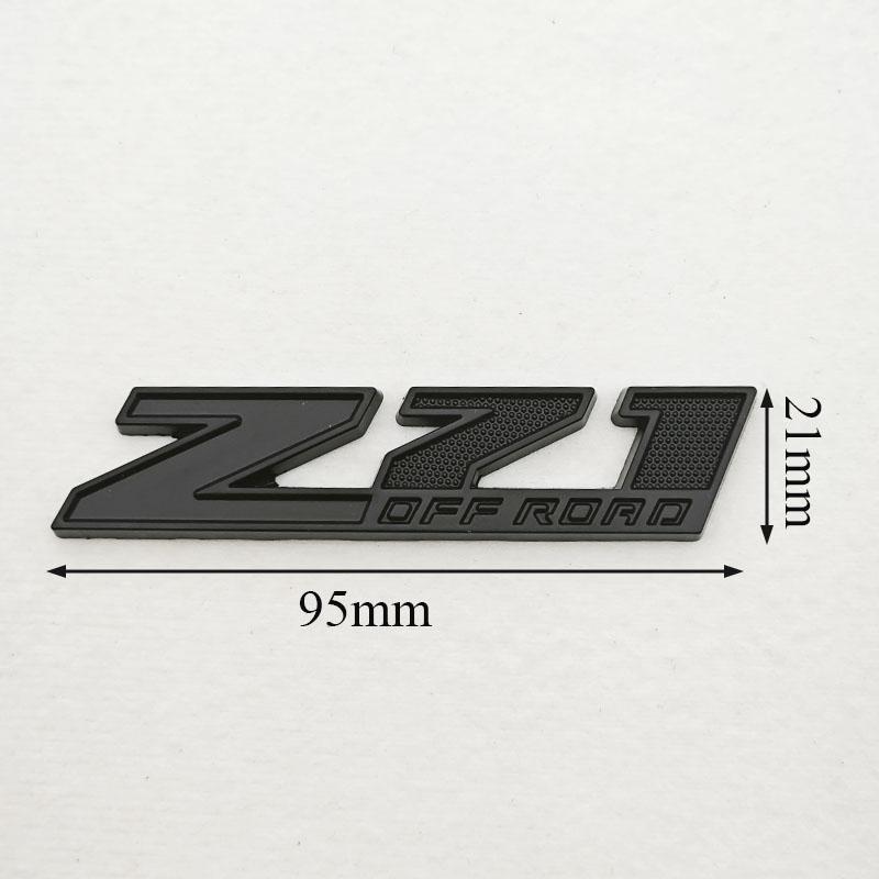AABHC1 3D Metal Logo Z71 Z71OFF ROAD Car Sticker Rear Trunk Embelem Badge For Chevrolet Silverado Colorado Cheyenne Exterior Accessorie