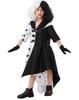 101 Dalmatians Cruella De Vil Costume with Spotted Dog Print