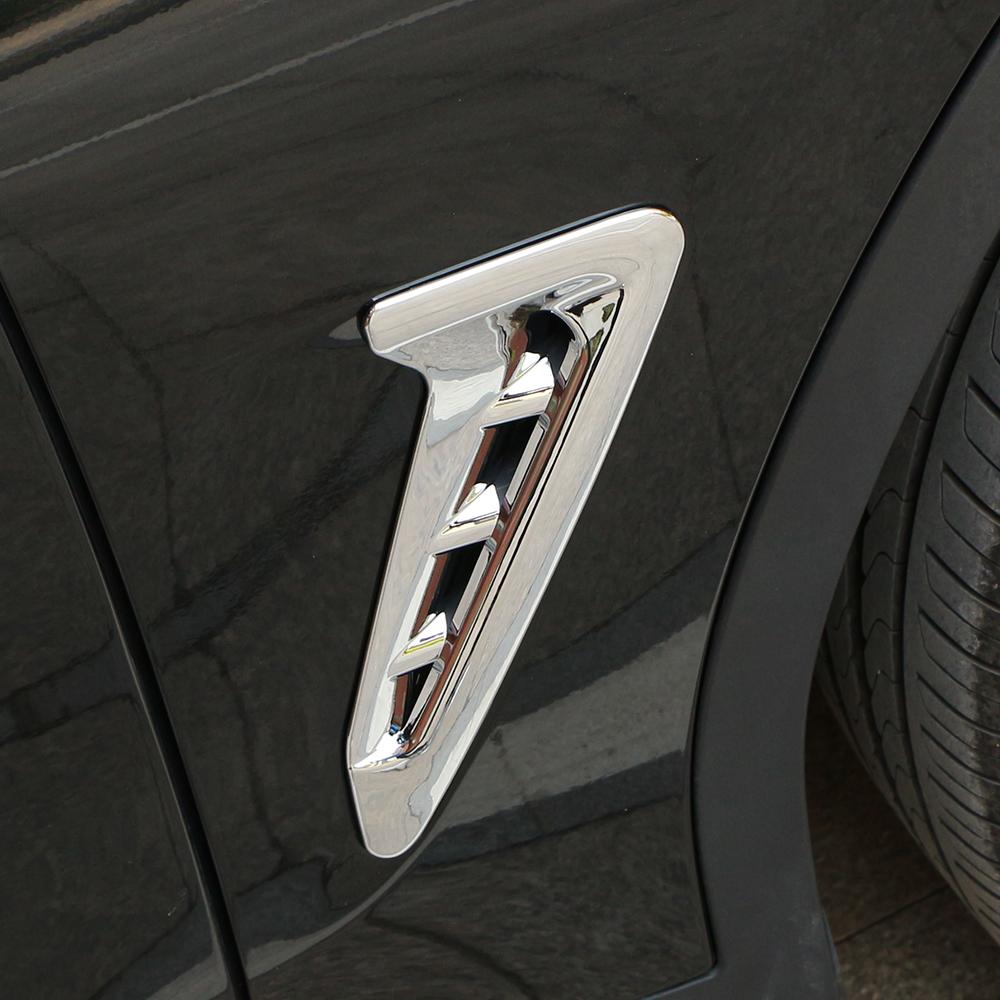 For BMW X3 X4 G01 G02 2018 2019 2020 2025 2025 Side Fender Sticker Side Emblem Air Vent Trim Cover Styling Exterior Accessories