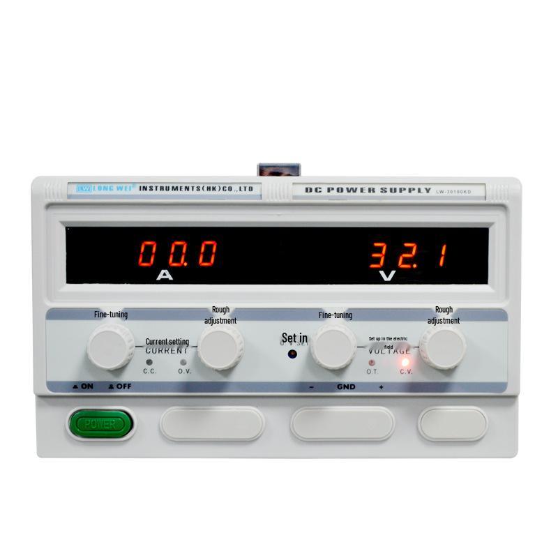 Longwei High-Power Adjustable DC Power Supply 50V/60A/80A Voltage Regulator for Experimental and Plating Use