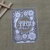 Happy Birthday Frame Metal Cutting Dies Flower Stencils For DIY Scrapbooking Handcraft Die Cutting