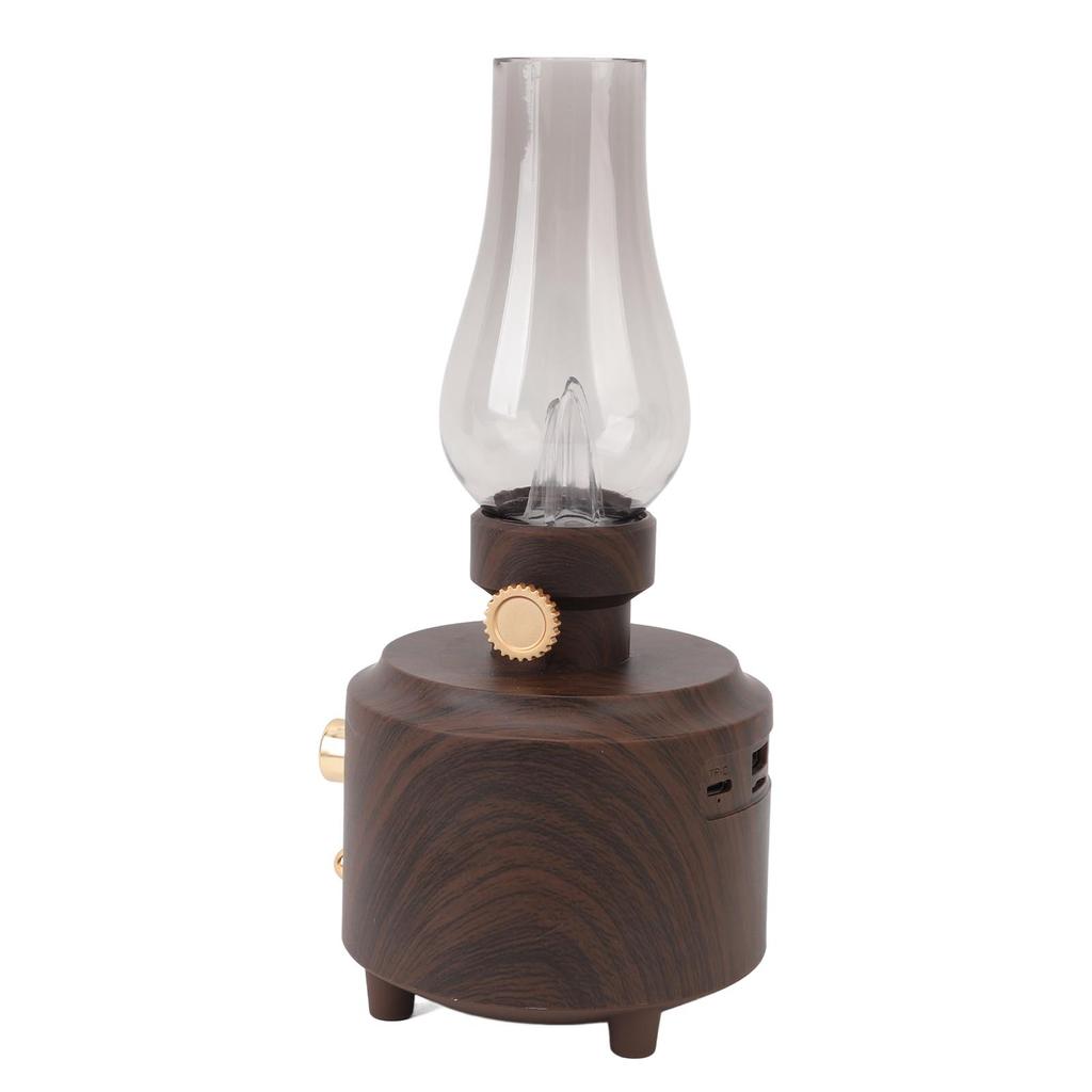 Speaker Vintage Table Lamp Support USB Memory Card Input Wireless Speaker for Bedroom Bar