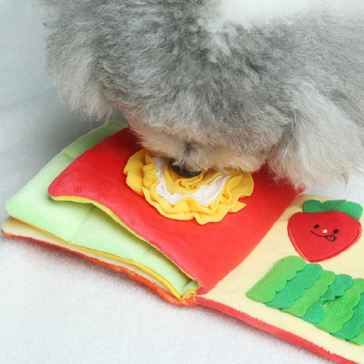 Книга-нюхалка для большой собаки, развивающая игрушка-головоломка, жевательная игрушка, лакомства для маленьких и средних собак