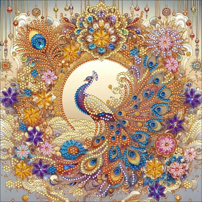 Алмазная мозаика, Алмазная мозаика специальной формы, Набор материалов для ручной работы (наклейки) 30 * 30 Алмазные наклейки Декоративная картина своими руками Трансграничный