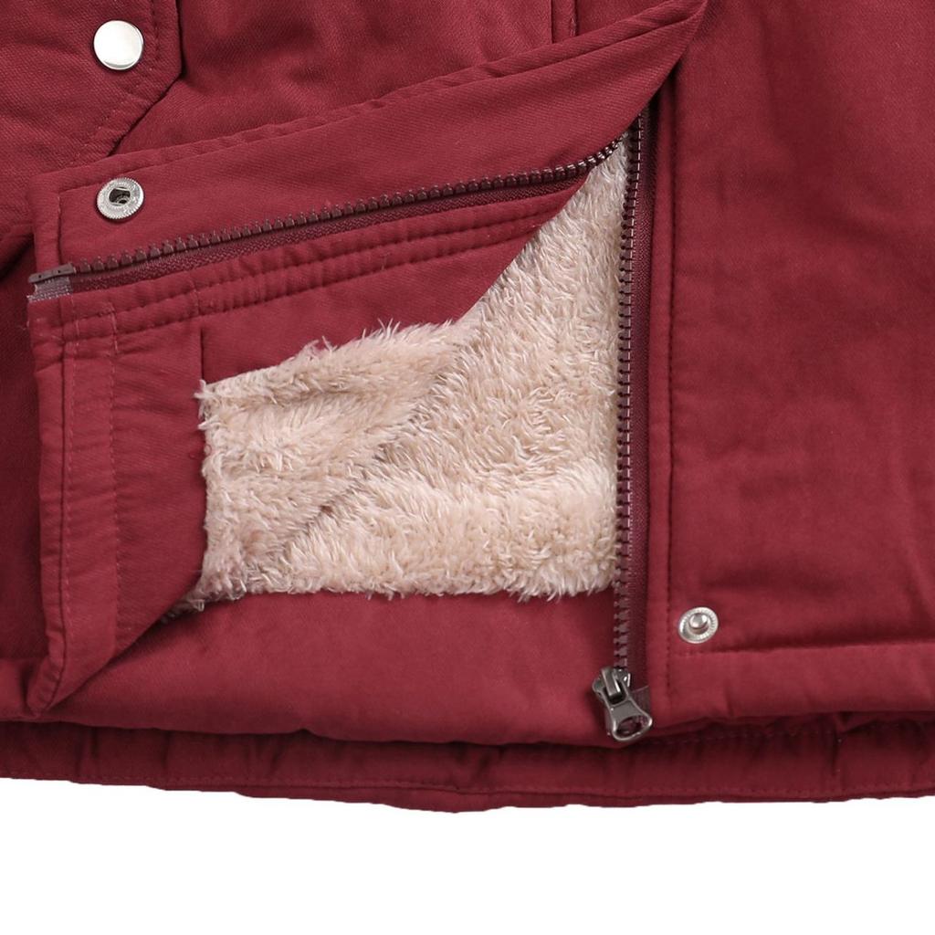 Женская зимняя теплая верхняя одежда с меховым воротником и капюшоном больших размеров, утолщенная свободная женская хлопковая одежда